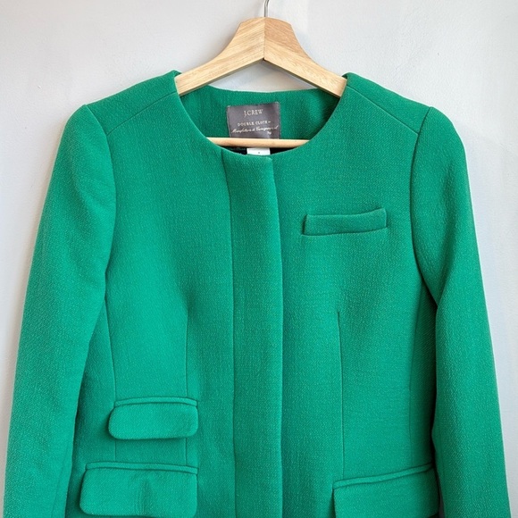 J. Crew Double Cloth Symphony Coat SZ 4 - Picture 2 of 10